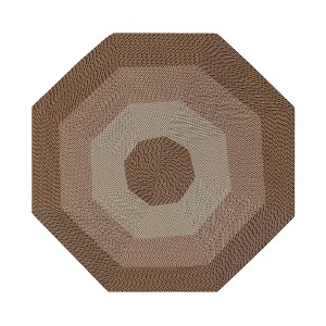 Country Stripe Collection 100% Polypropylene Reversible Indoor Area Utility Rug - Better Trends - 1 of 4