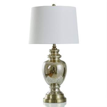 Mercury Glass Table Lamp Antiqued Gold - StyleCraft