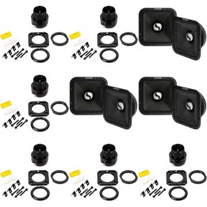 Kicker ST-Series PA ST3TW 1" Bullet Tweeter & ST9MR8 9" Mid Range Bundle ( 6 tweeters ) - 1 of 4