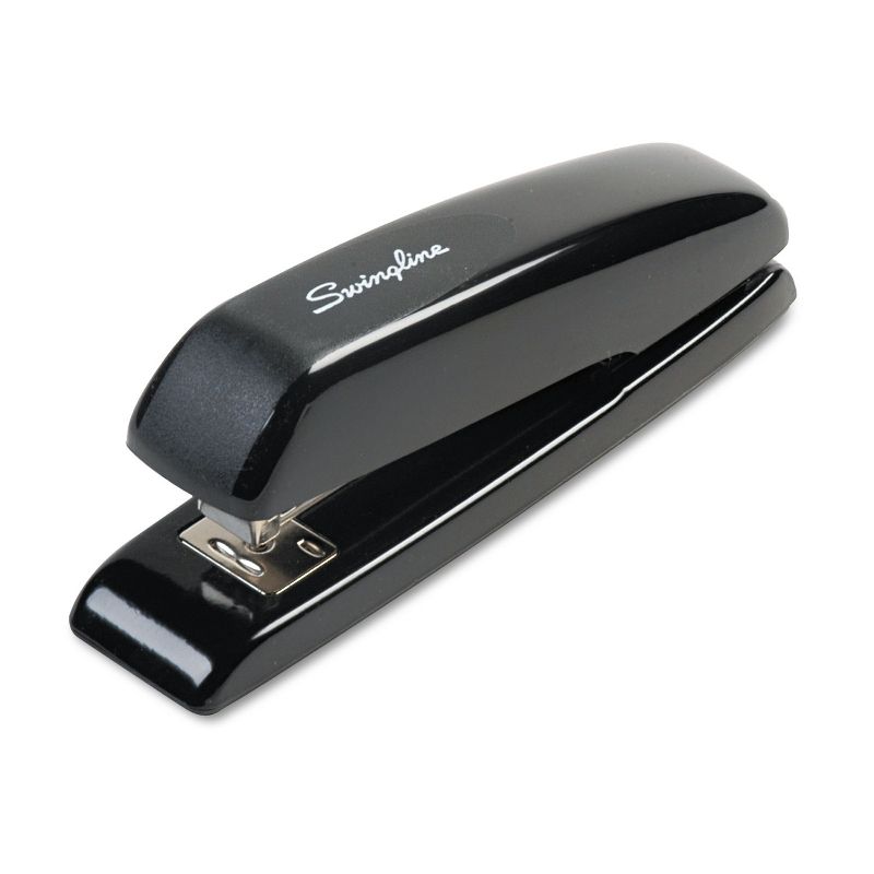 Swingline Durable Full Strip Desk Stapler 20-Sheet Capacity Black 64601, 1 of 6