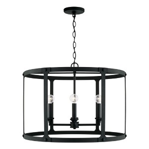Capital Lighting Brennen 4 - Light Pendant in  Black Iron - 1 of 3