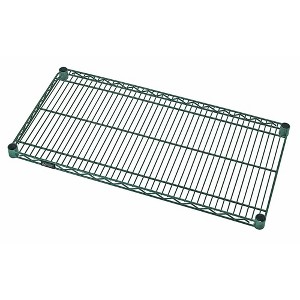 Quantum Storage Systems Wire Shelf, 60"W X 12"D, 600 - 800 Lb. Capacity, Green Epoxy Antimicrobial Finish, Nsf - 1 of 1