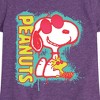 Girls' - Peanuts - Peanuts Snoopy Woodstock Fitted Short Sleeve Graphic T-Shirt - 2 of 4