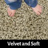Washable Shag Runner Rug, Plush Non-Slip Thick Soft Carpet, Modern Stain-Resistant Floor Runner for Kitchen Hallway Bedroom - 4 of 4