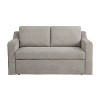 Serta Hans Convertible Loveseat Woven Flax - 4 of 4