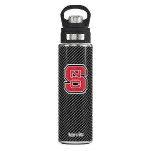 NCAA NC State Wolfpack Carbon Fiber Wide Mouth Water Bottle - 24oz - 1 of 3