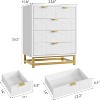 2/3/4/5/6/7 Drawer Dresser for Bedroom, Large Dresser with Metal Legs, Modern Chest Organizer with Wide Storage, for Living Room, Entryway, Hallway - 2 of 4