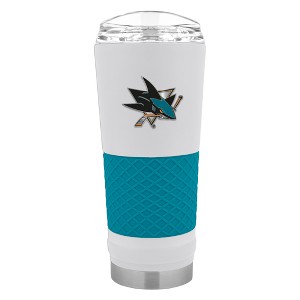 NHL San Jose Sharks 18oz Powder Coated Draft Tumbler - 1 of 2