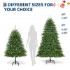Christmas Artificial Tree, PVC Mixed Automatic Tree with Dual Color LED Lights - 4 of 4