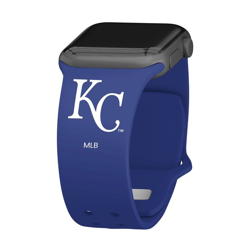MLB Kansas City Royals Apple Watch Compatible Silicone Band - Blue
, 1 of 4