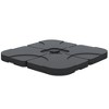Gulches 4-Piece Cantilever Patio Umbrella Base Weight Plates, 158 lb Capacity - Black - 2 of 4