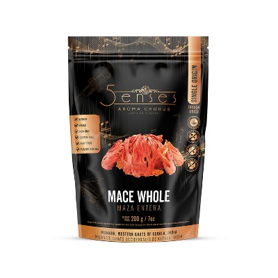 5Senses Mace Whole Maza Entera from the Western Ghats | Aroma Chorus | Single Origin, Non-GMO, Kosher, 100% Natural (Resealable Bag)