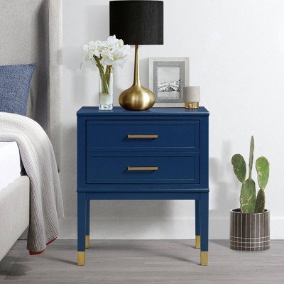 Navy blue sale nightstand target