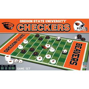 MasterPieces Officially licensed NCAA Oregon State Beavers Checkers Board Game for Families and Kids ages 6 and Up