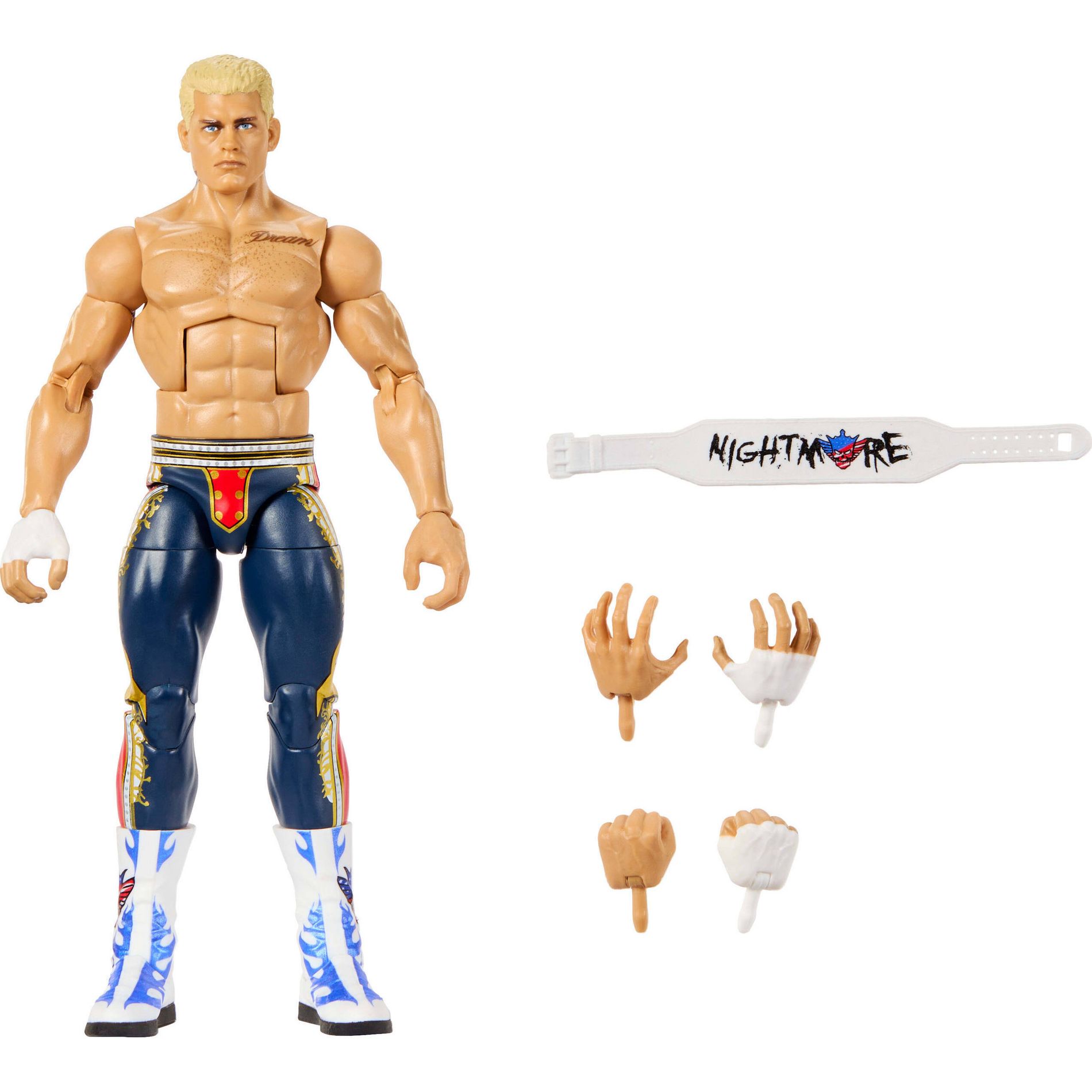 WWE Elite Collection Top Picks Cody Rhodes Action Figure & Accessories, 6" Action Figure