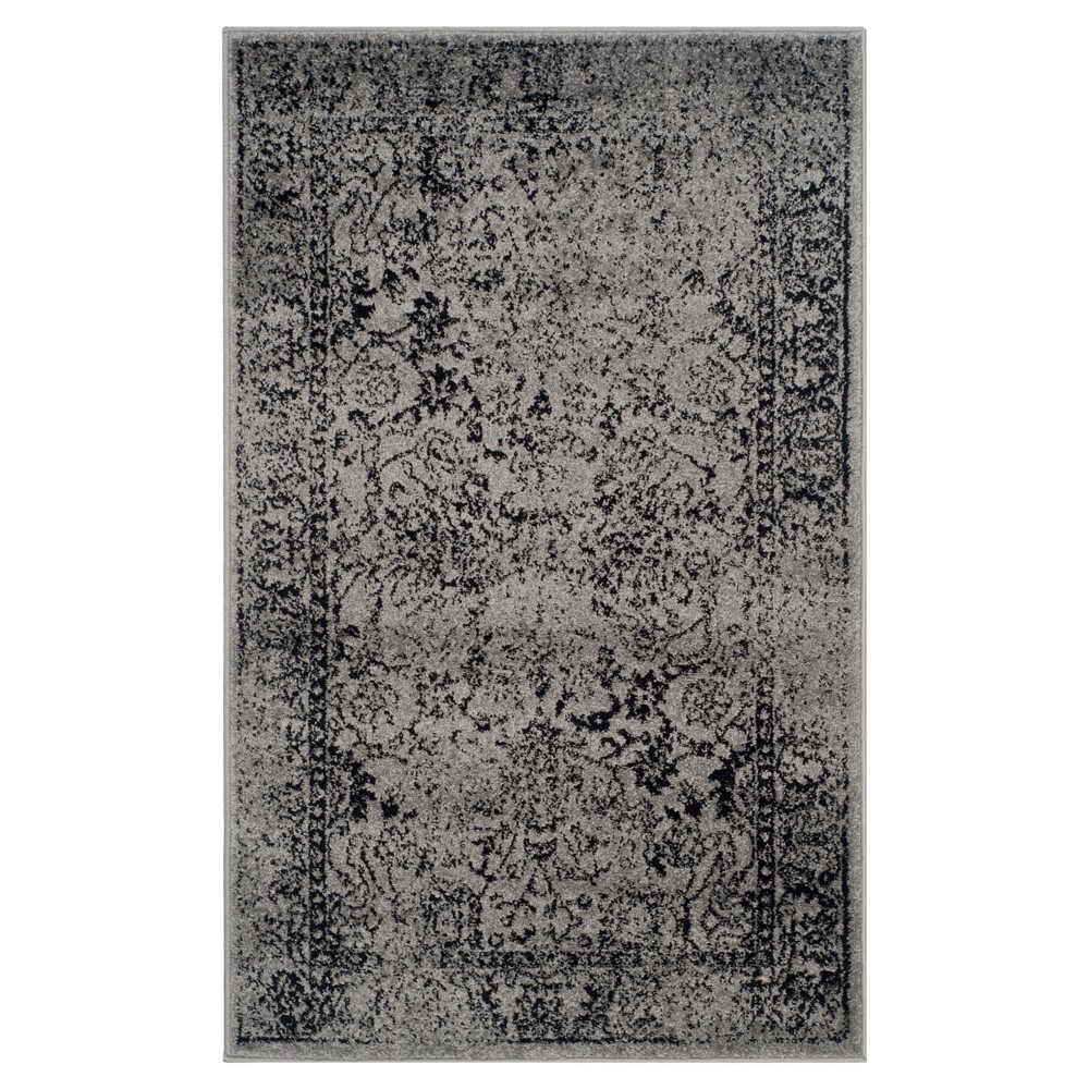 Reid Area Rug - Gray/Black (4'x6') - Safavieh