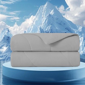 AENKYO Cooling Comforter for Hot Sleepers, Breathable Summer Bedding,Lightweight Breathable Bedding, Double-Sided Summer Quilt - 1 of 4