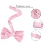 Allegra K Men's Pre-tied Solid Adjustable Classic Tuxedo Wedding Bow Ties - 3 of 4