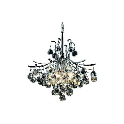 Elegant Lighting Toureg 6 light Chrome Pendant Clear Royal Cut Crystal