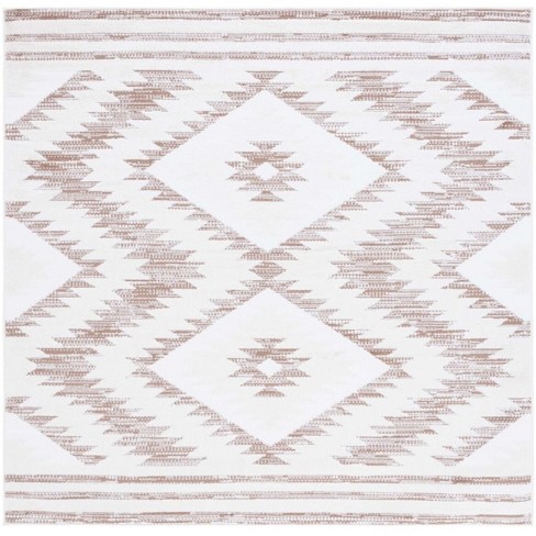 Alamo Alm737 Power Loomed Indoor Area Rug - Ivory/taupe - 6'7