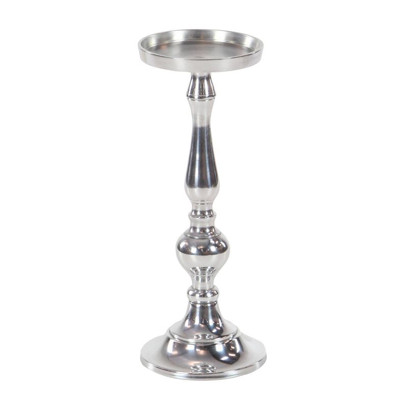 Set of 3 Classic Aluminum Design Pillar Candle Holders - Olivia &#38; May, 6 of 9