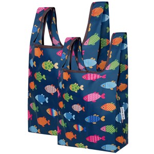 Wrapables JoliBag Collection Reusable Shopping Bag (Set of 2) - 1 of 4