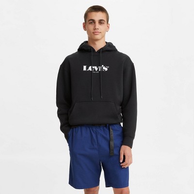 Levi's® Men's Relaxed Modern Vintage Logo Hooded Sweatshirt - Black S