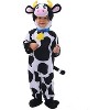 SYNCFUN Infant Toddler's Halloween Costume Cow Pajamas Costume for Halloween Dress Up Party - S - 3 of 4