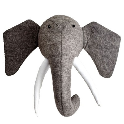 stuffed elephant head