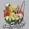 Men's - Disney - Goofy Gone Fishing Long Sleeve Graphic T-Shirt - 2 of 4