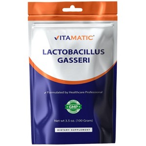 Lactobacillus Gasseri Probiotic Powder Digestive Health Support 100 Gram 100 Servings - 1 of 4