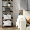 WeThinkStorage Set of 2 Striped Decorative Fabric Storage Bins Capacity - 2 of 4