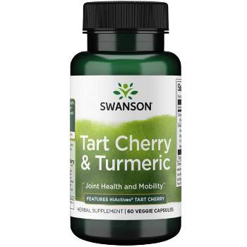 Swanson Herbal Supplements Hiactives Tart Cherry & Turmeric Veggie Capsule 60ct
