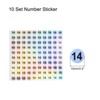 Unique Bargains Office Home Warehouse Self-Adhesive Reflective Sticker 10 Sheets - 2 of 4