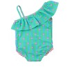 RuffleButts Girls One Shoulder Ruffle One Piece - 2 of 4