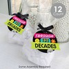 Big Dot of Happiness Through the Decades - 50s, 60s, 70s, 80s, and 90s Party Clear Goodie Favor Bags - Treat Bags With Tags - Set of 12 - image 2 of 4