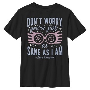 Boys Harry Potter Luna You’re Just As Sane as I Am T Shirt - 1 of 4