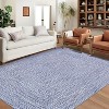 Coucheta Runner Rug , Machine Washable Non-Slip Low Pile, Faux Wool Stain Resistant Floor Carpet for Kitchen Bedroom Hallway,Multi-Color & Size - 2 of 4