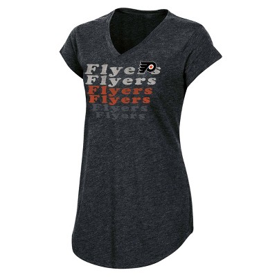 NHL Philadelphia Flyers Women's Team Pride V-Neck T-Shirt - L