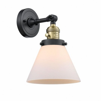 Cone - 1 Light Wall Sconce In Industrial Style-10 Inches Tall and 8 Inches Wide