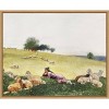 Amanti Art Homers Sheep Countryside II by Winslow Homer Framed Wall Art Print - 4 of 4