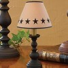 Park Designs Black Star Embroidered Shade - 12" - 2 of 4