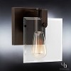 Urban Ambiance Luxury Modern Farmhouse Modern Bath / Wall Light,  8-3/8"H x 7"W,  Olde Bronze Finish, UHP2454 - 3 of 4