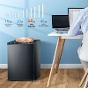 ZAFRO 2.1 Cu.ft Upright Freezer, Small Mini Freezer with Adjustable Thermostat,Removable Shelves, Reversible Single Door,Bedroom/Home/Dorms (Black) - 3 of 4