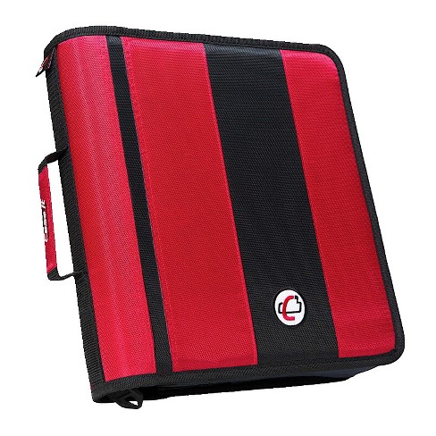 Case It Classic O Ring Zipper Binder Red 2 Inches Target