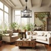 4-Light Black Chandelier - 4 of 4