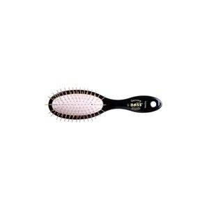 Bass Pet Brushes Style & Detangle Pet Brush with 100% Premium Alloy Pin High Polish Acrylic Handle Small Oval - 1 of 4