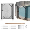 Pool Fence , 320GSM Teslin Mesh with Stainless Steel Frame for Inground/Above Ground Pools, Swimming Pool Fence for Backyard Garden Pool - 2 of 4