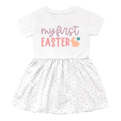 The Juniper Shop My First Easter Bunny Infant Dress
