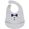 Hudson Baby Infant Boy Silicone Bibs 2pk, Perfect Gentlemen, One Size - 3 of 3